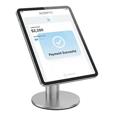Secure payment POS screen