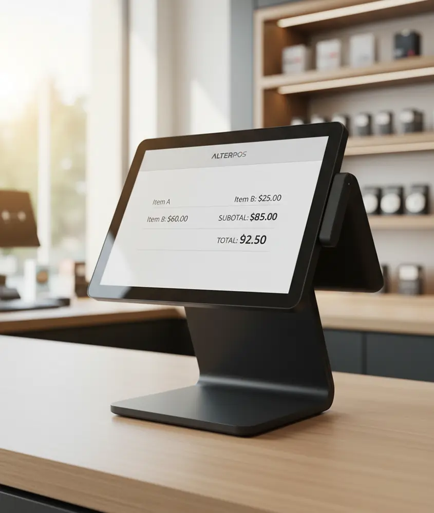 Ready-to-use POS system