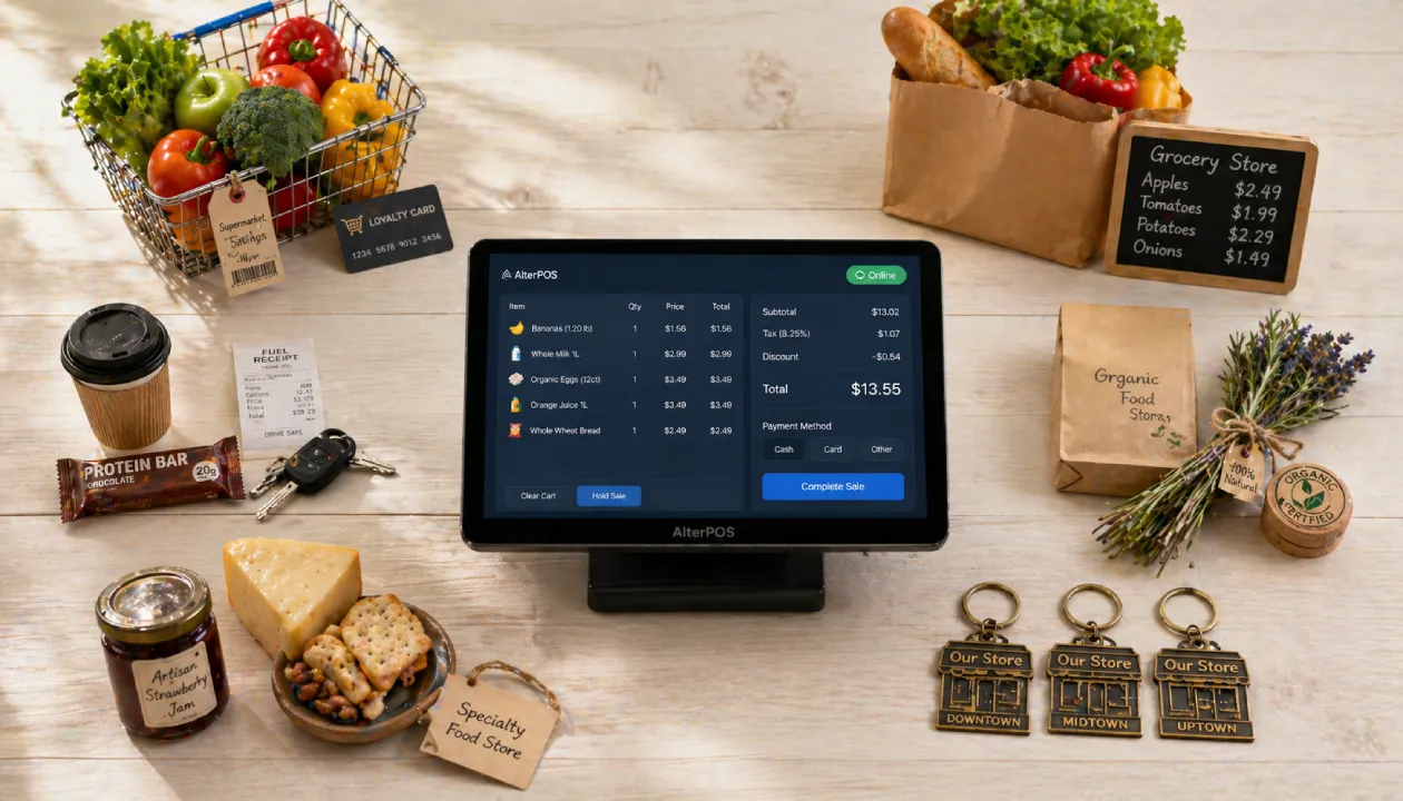 Supermarket POS users