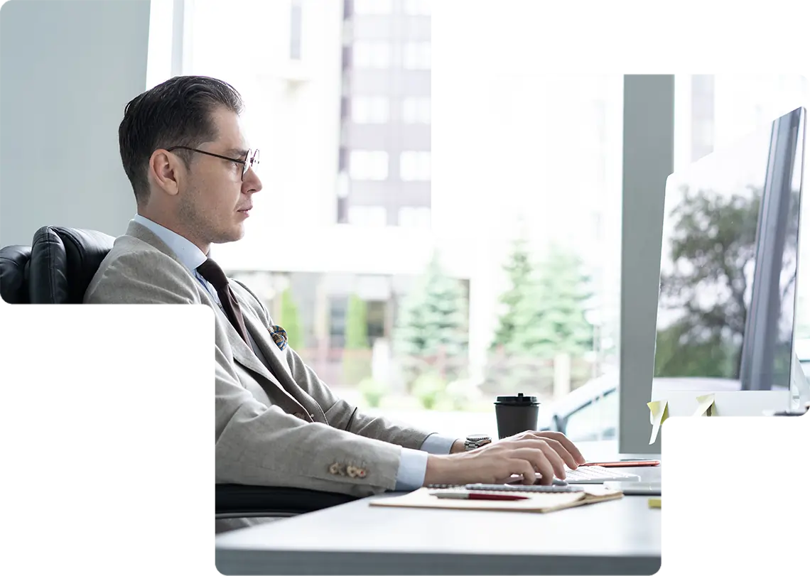 Business leader analyzing team performance and productivity metrics