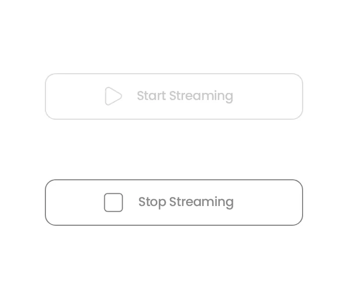 start stop control for live steaming