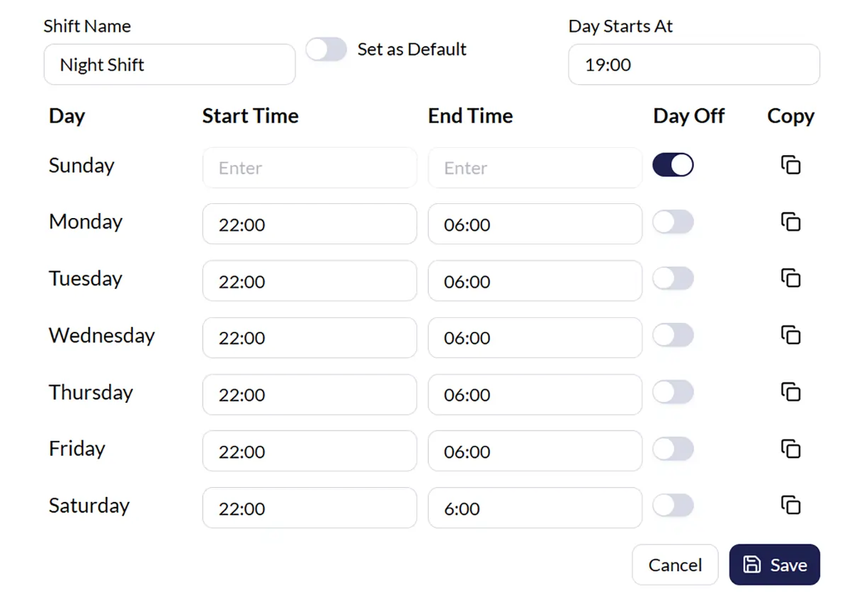 employee shift management software