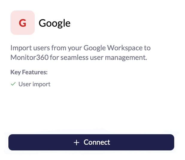 Integration with google workspace