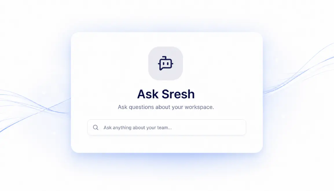 Monitor360 Sresh AI chat interface