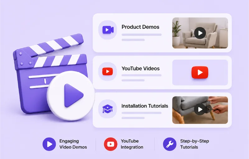 Ecommerce video showcase